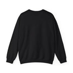 Black crew neck sweatshirt with long sleeves in soft fabric, Comfy Elegance