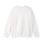 White cotton long sleeve sweatshirt on white background, cozy casual fashion by Comfy Elegance
